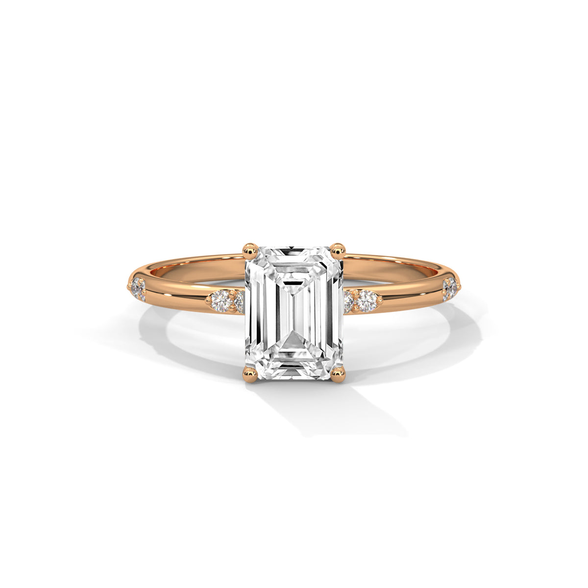 Emerald Grace Solitaire Ring
