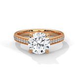 Crowned Brilliance Solitaire Ring