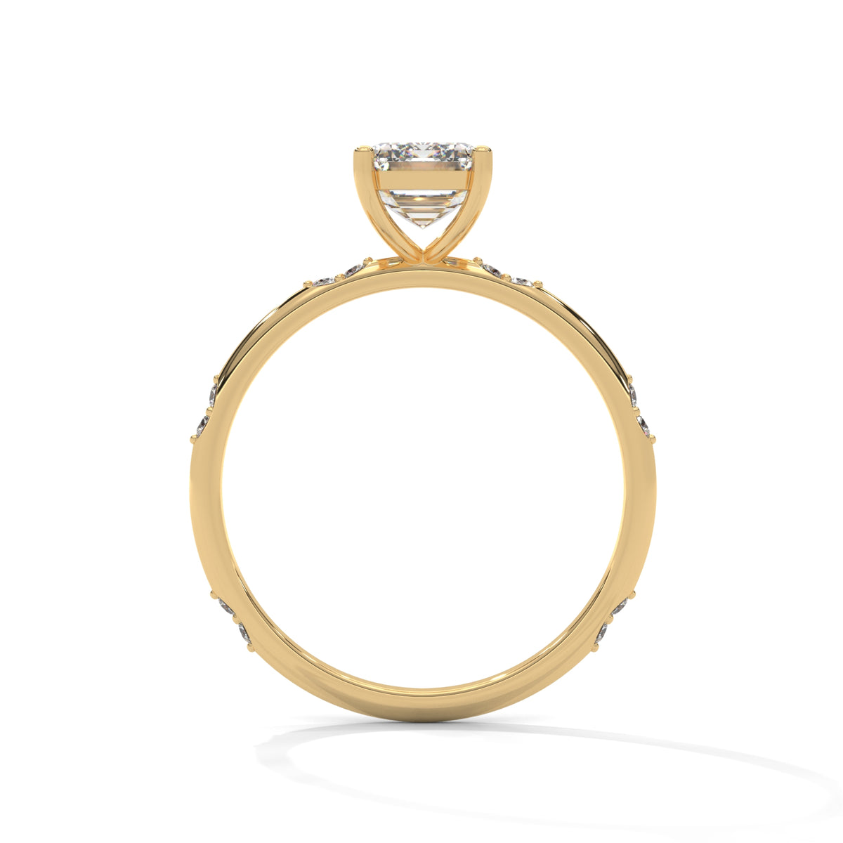 Emerald Grace Solitaire Ring
