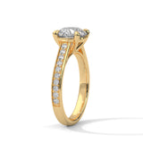 Crowned Brilliance Solitaire Ring