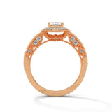 Celestial Bloom Halo Ring
