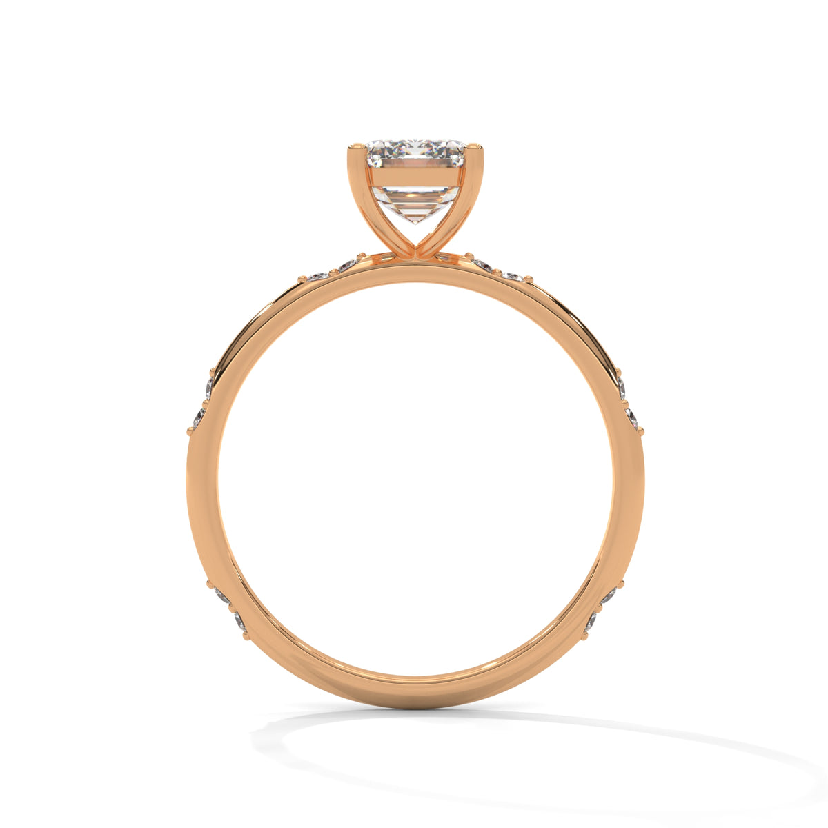 Emerald Grace Solitaire Ring