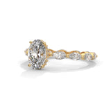 Marquise Drift Solitaire Ring