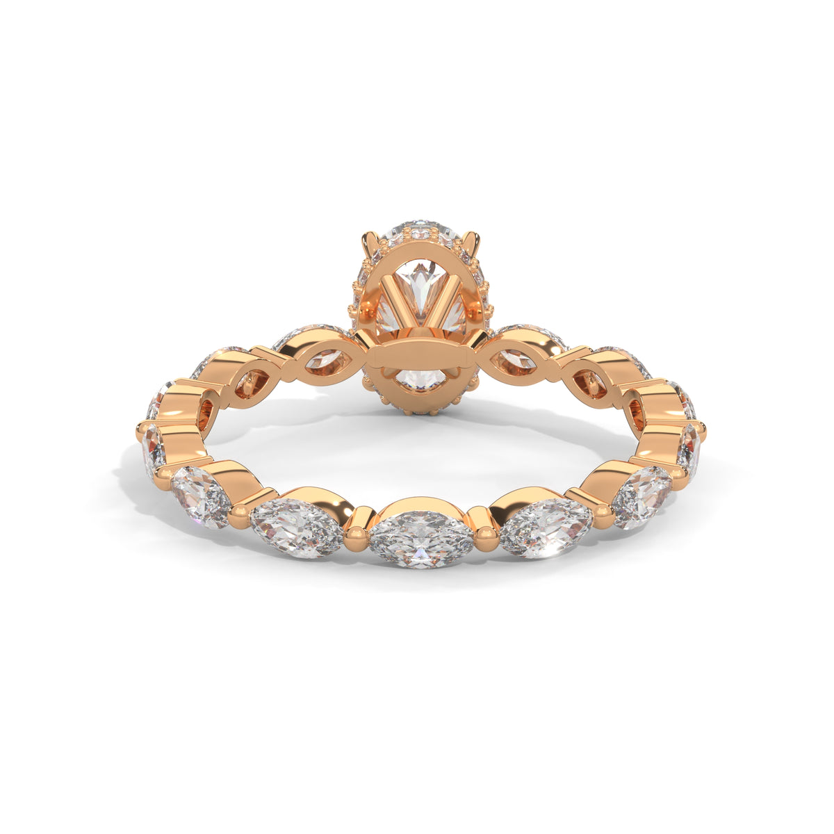Marquise Drift Solitaire Ring