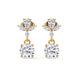 Floral Crown Drop Earrings