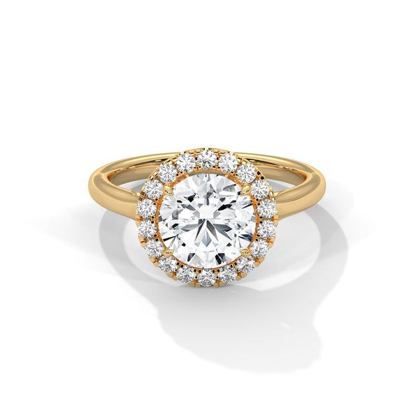 Celestial Bloom Halo Ring