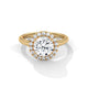 Celestial Bloom Halo Ring