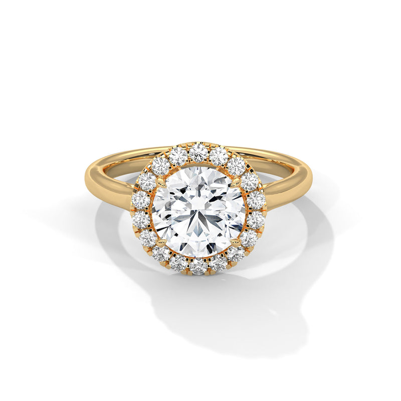 Celestial Bloom Halo Ring
