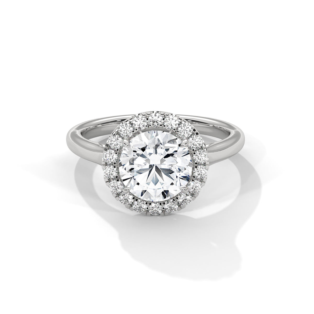 Celestial Bloom Halo Ring