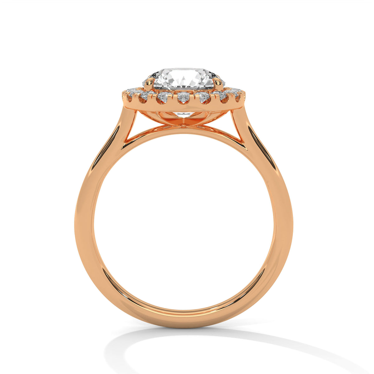 Celestial Bloom Halo Ring