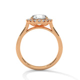 Celestial Bloom Halo Ring