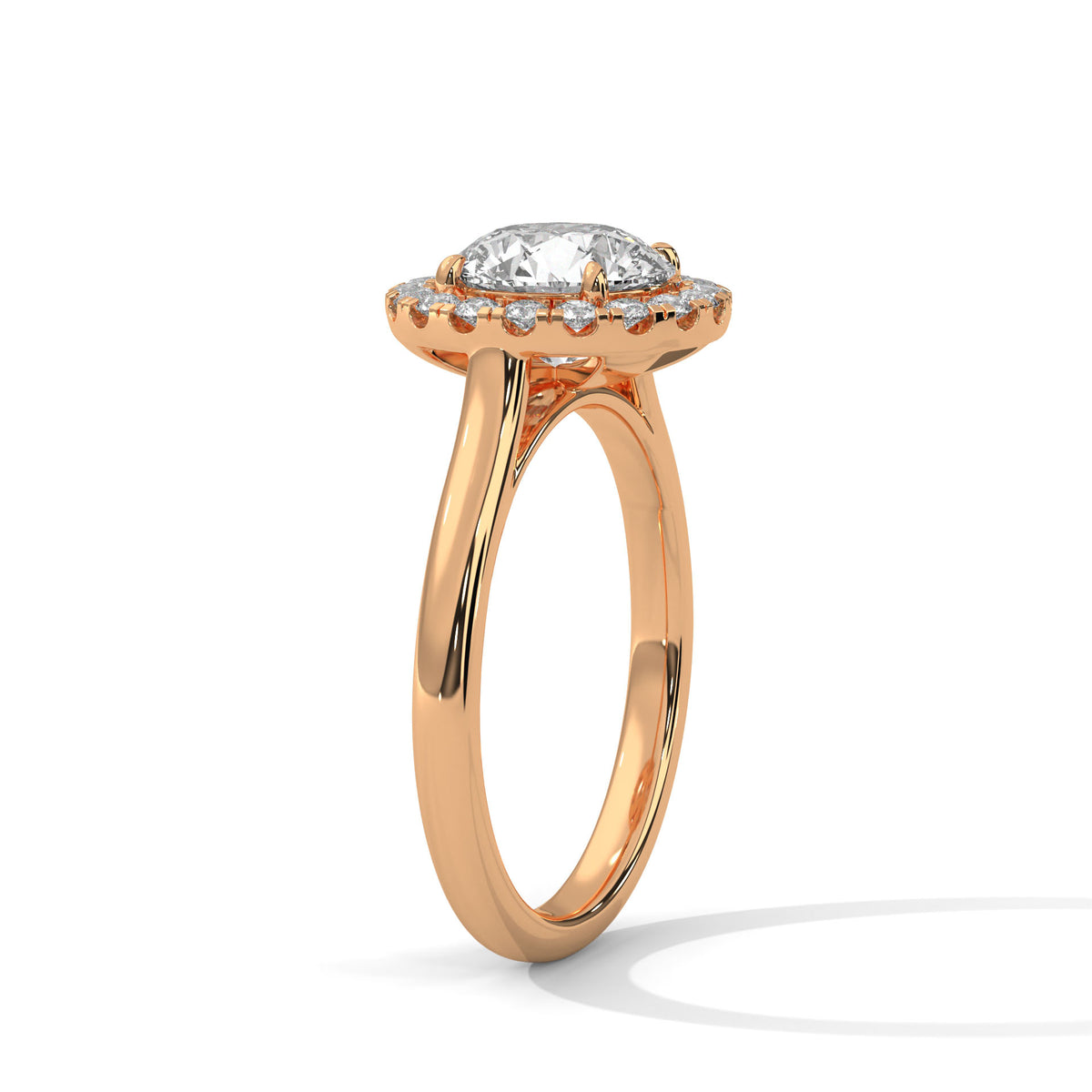Celestial Bloom Halo Ring