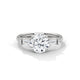 Tapered Grace Solitaire Ring