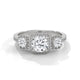 Trieste Cushion Halo Engagement Ring