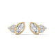 Marquise Bloom Cluster Earrings