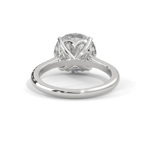 Crowned Brilliance Solitaire Ring