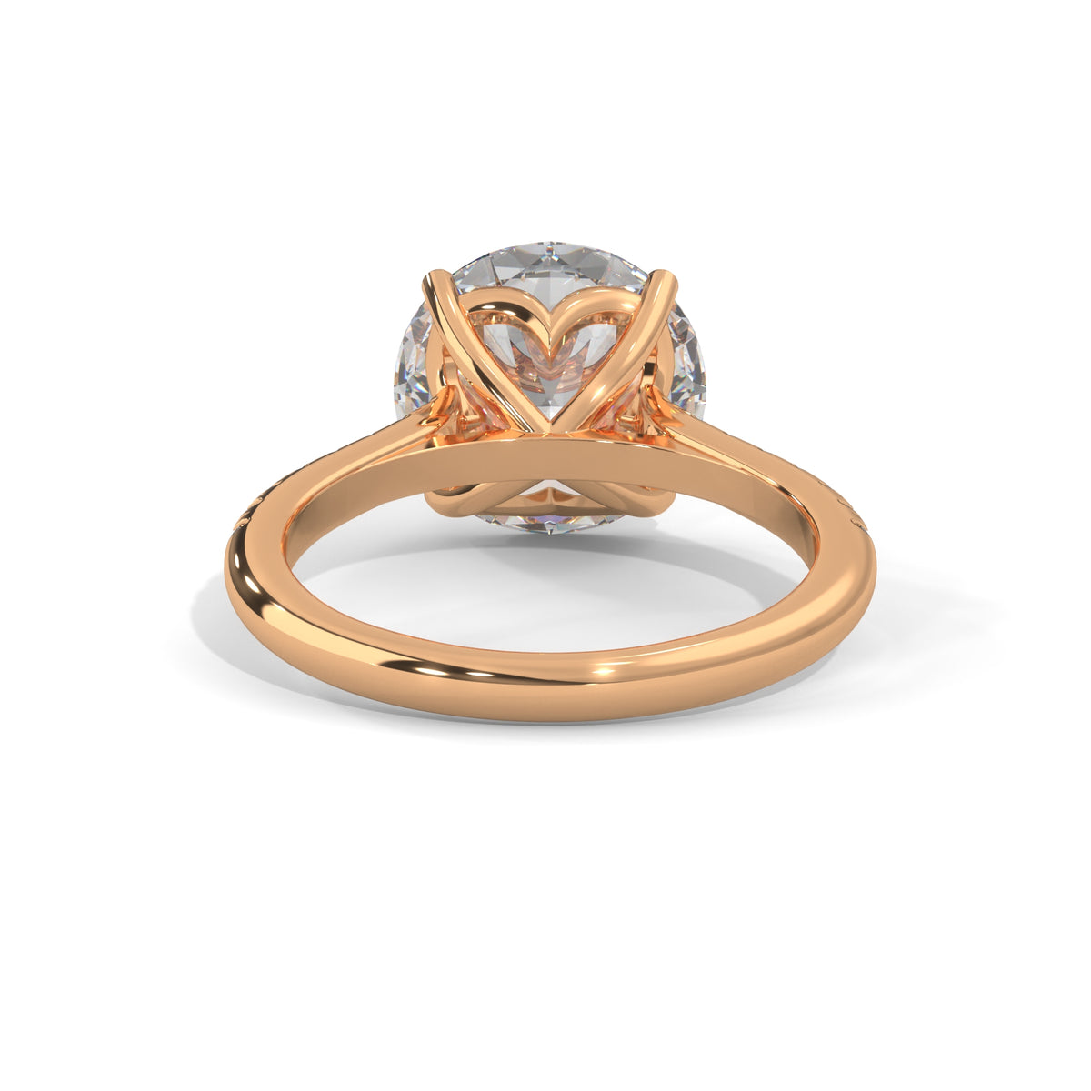 Crowned Brilliance Solitaire Ring