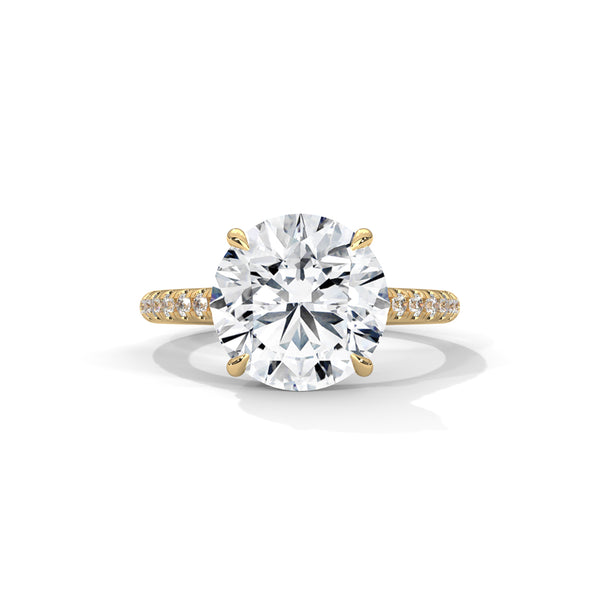 Crowned Brilliance Solitaire Ring