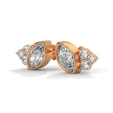 Marquise Bloom Cluster Earrings