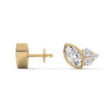 Marquise Bloom Cluster Earrings