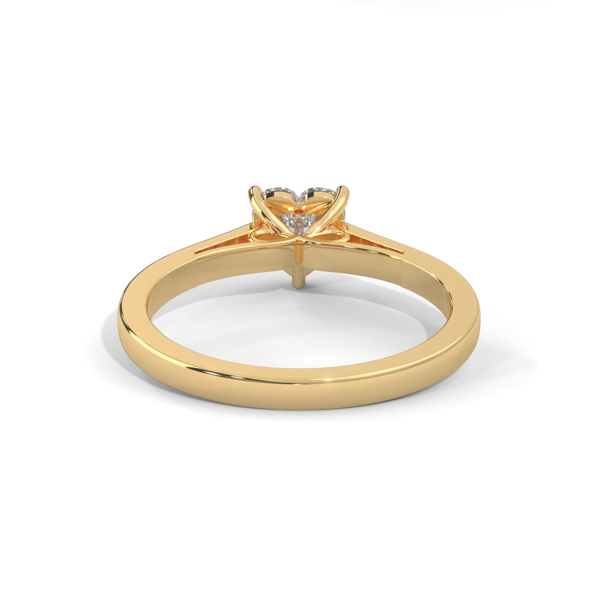 Sweetheart Bloom Solitaire Ring