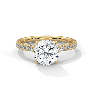 Luminous Crown Solitaire Ring — IGI Certified Diamond Jewellery | My Carat India
