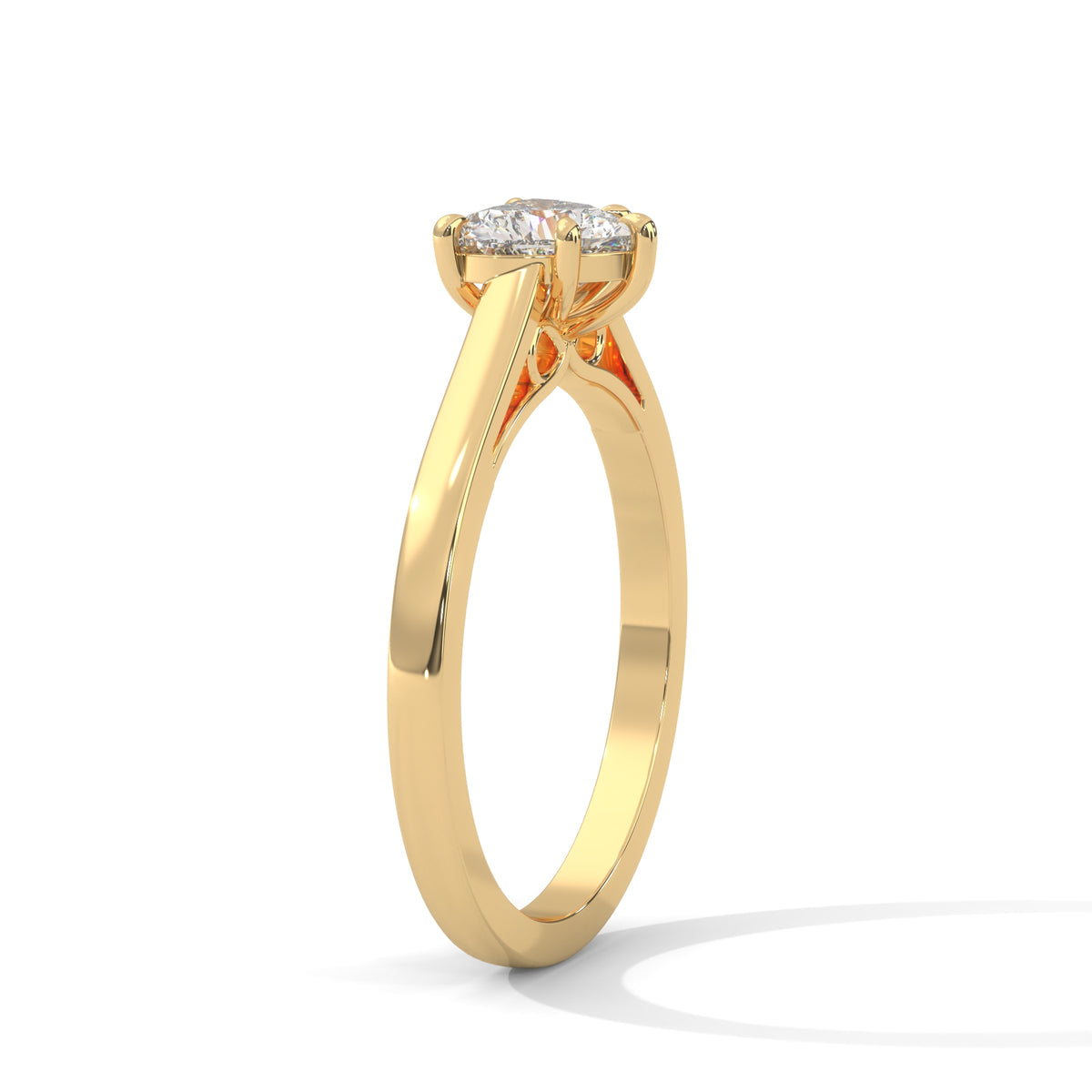 Sweetheart Bloom Solitaire Ring