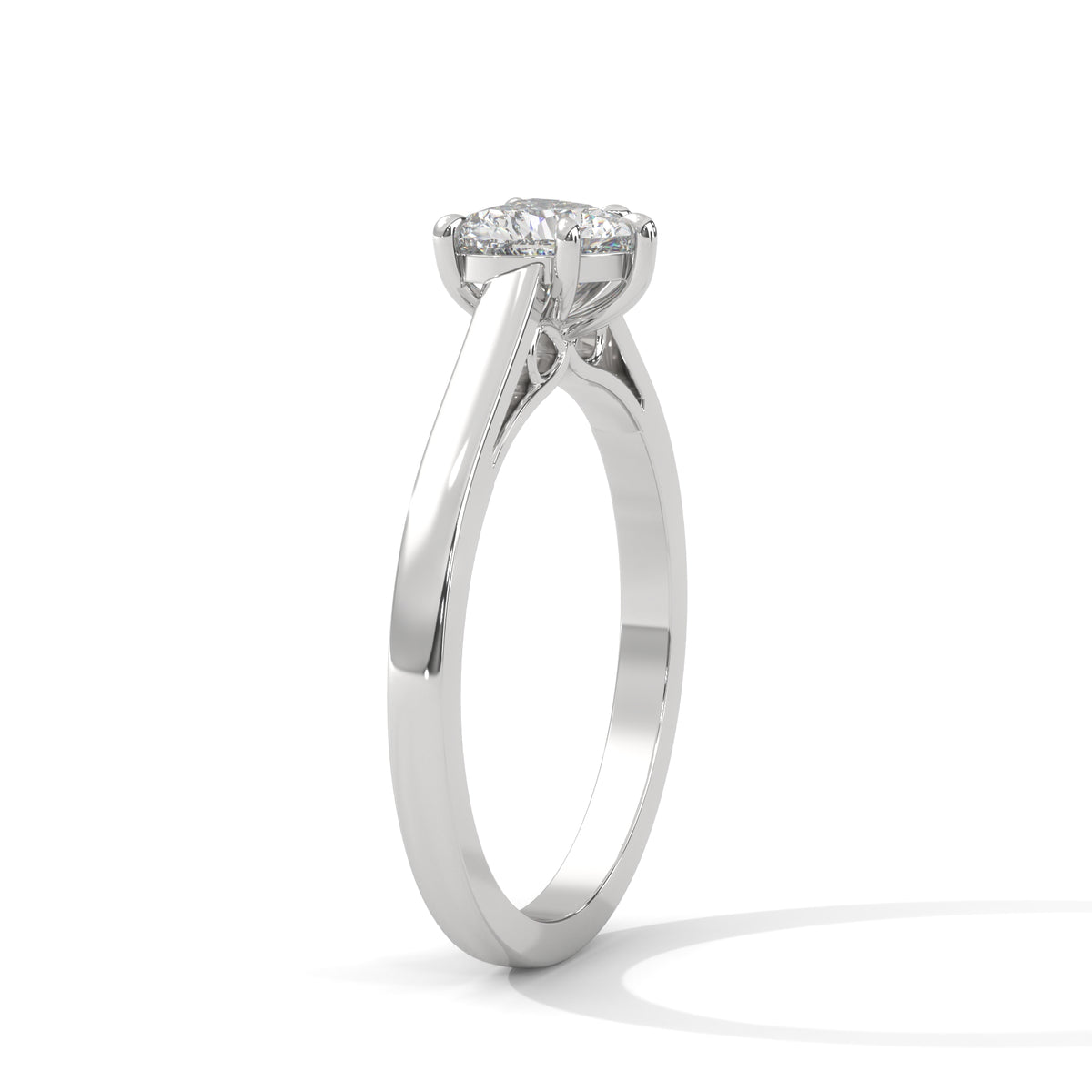 Sweetheart Bloom Solitaire Ring