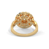 Celestial Bloom Cluster Ring