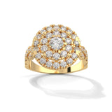 Celestial Bloom Cluster Ring
