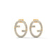 Gilded Orbit Stud Earrings