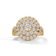 Celestial Bloom Cluster Ring