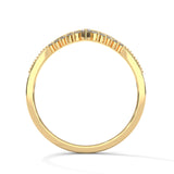 Chevron Crown Diamond Ring