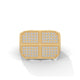 Four Square Cluster Statement Ring