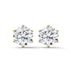 Crown Bloom Solitaire Earrings