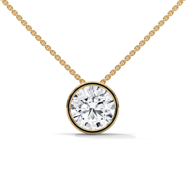 Pure Radiance Solitaire Pendant