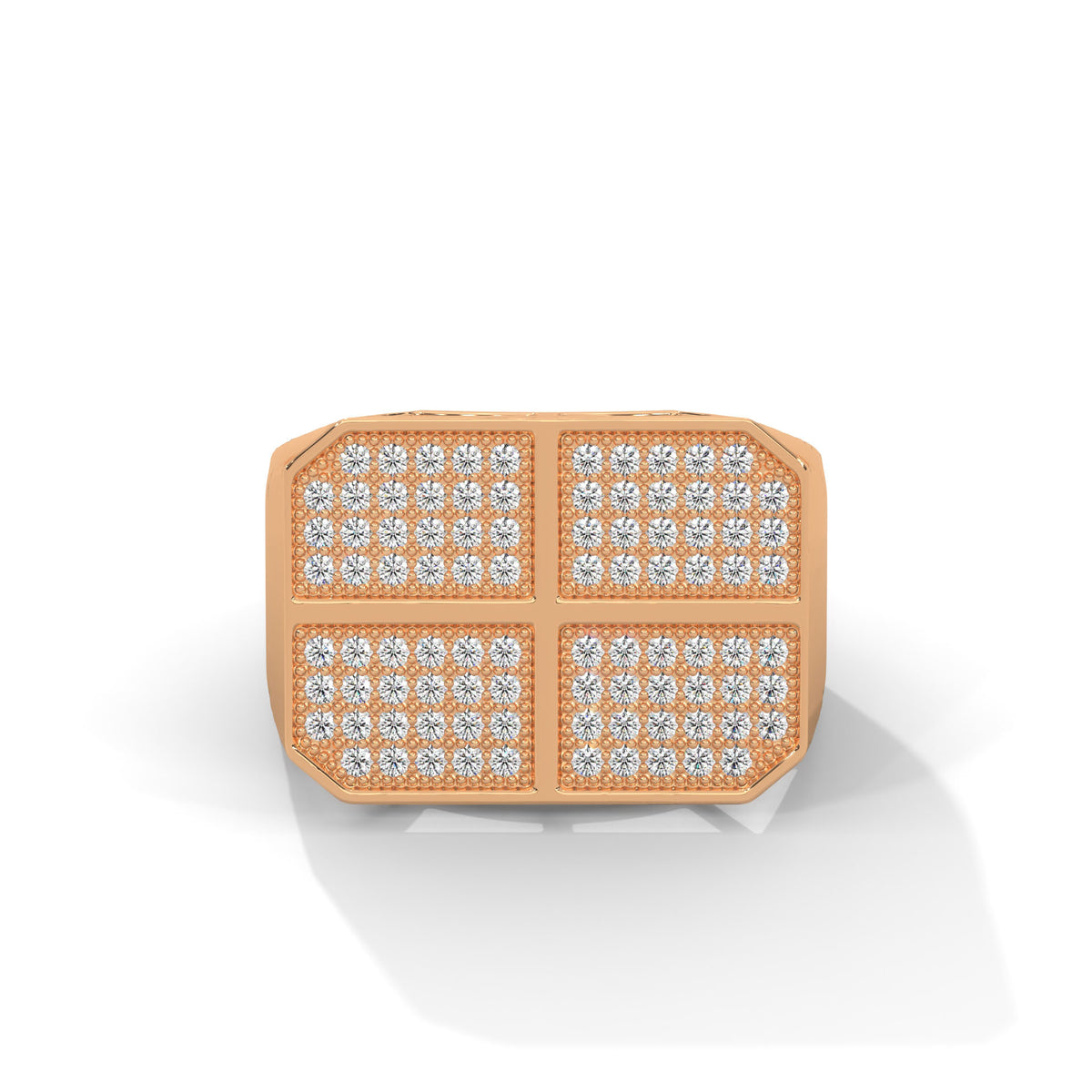 Four Square Cluster Statement Ring