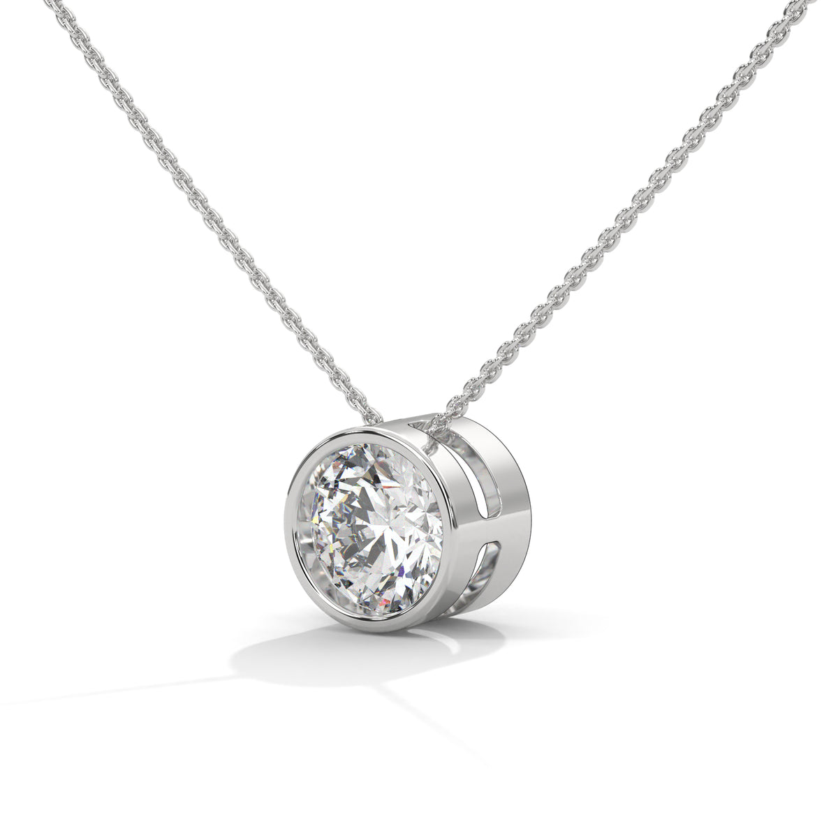 Pure Radiance Solitaire Pendant