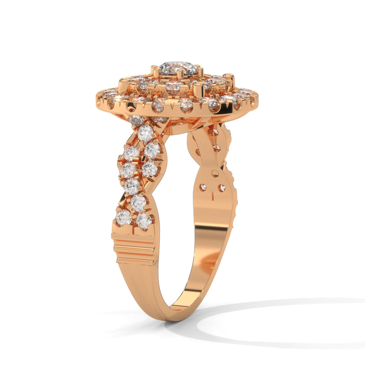 Celestial Bloom Cluster Ring