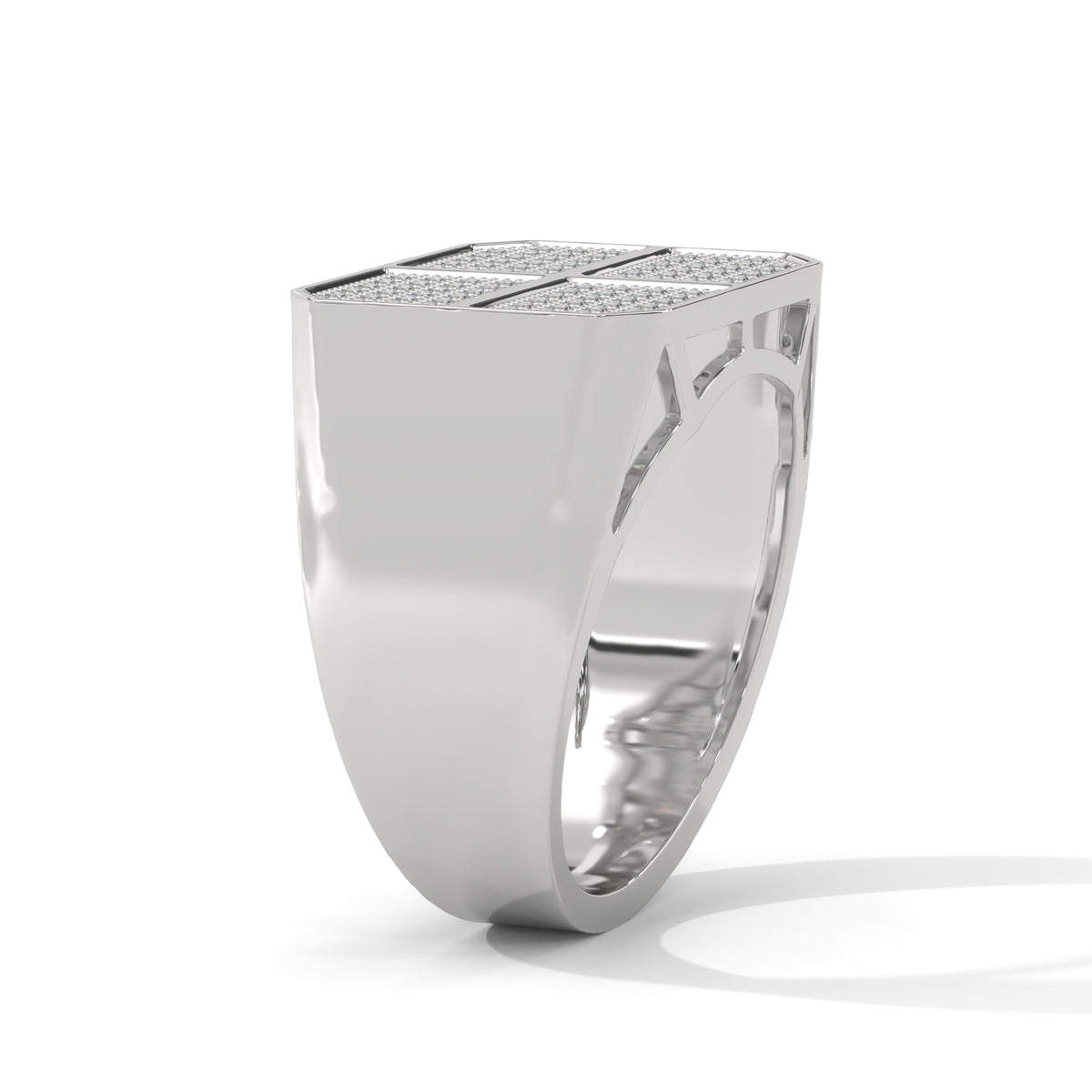 Four Square Cluster Statement Ring
