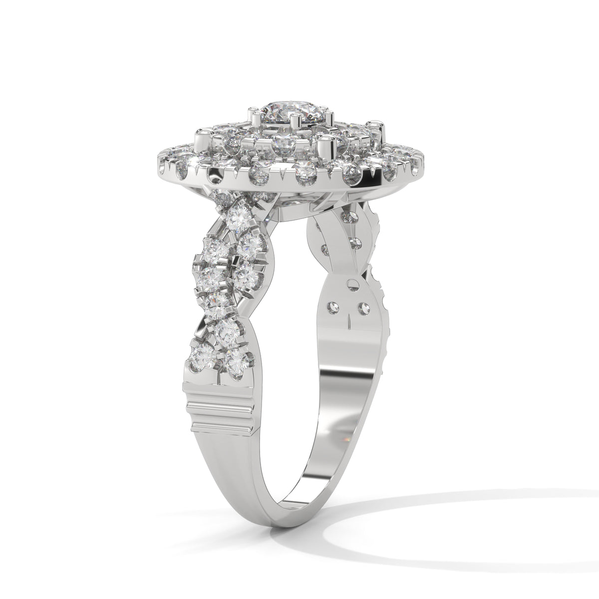 Celestial Bloom Cluster Ring