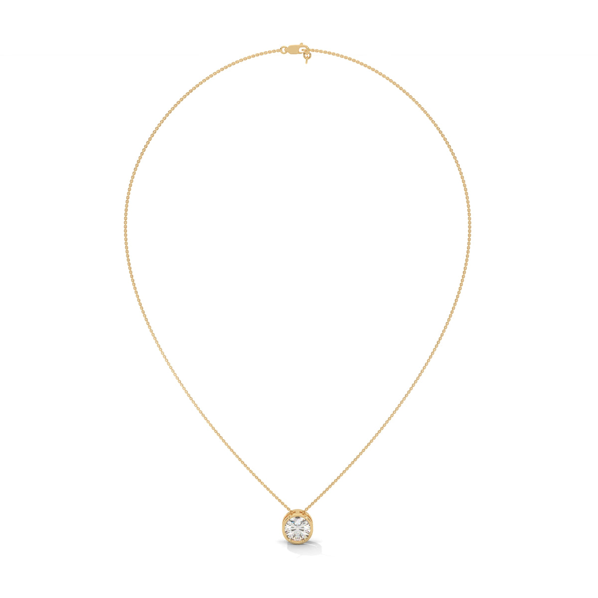 Pure Radiance Solitaire Pendant