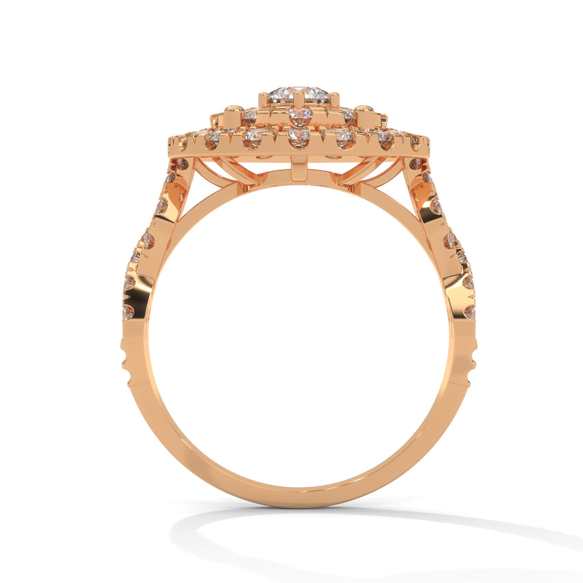Celestial Bloom Cluster Ring