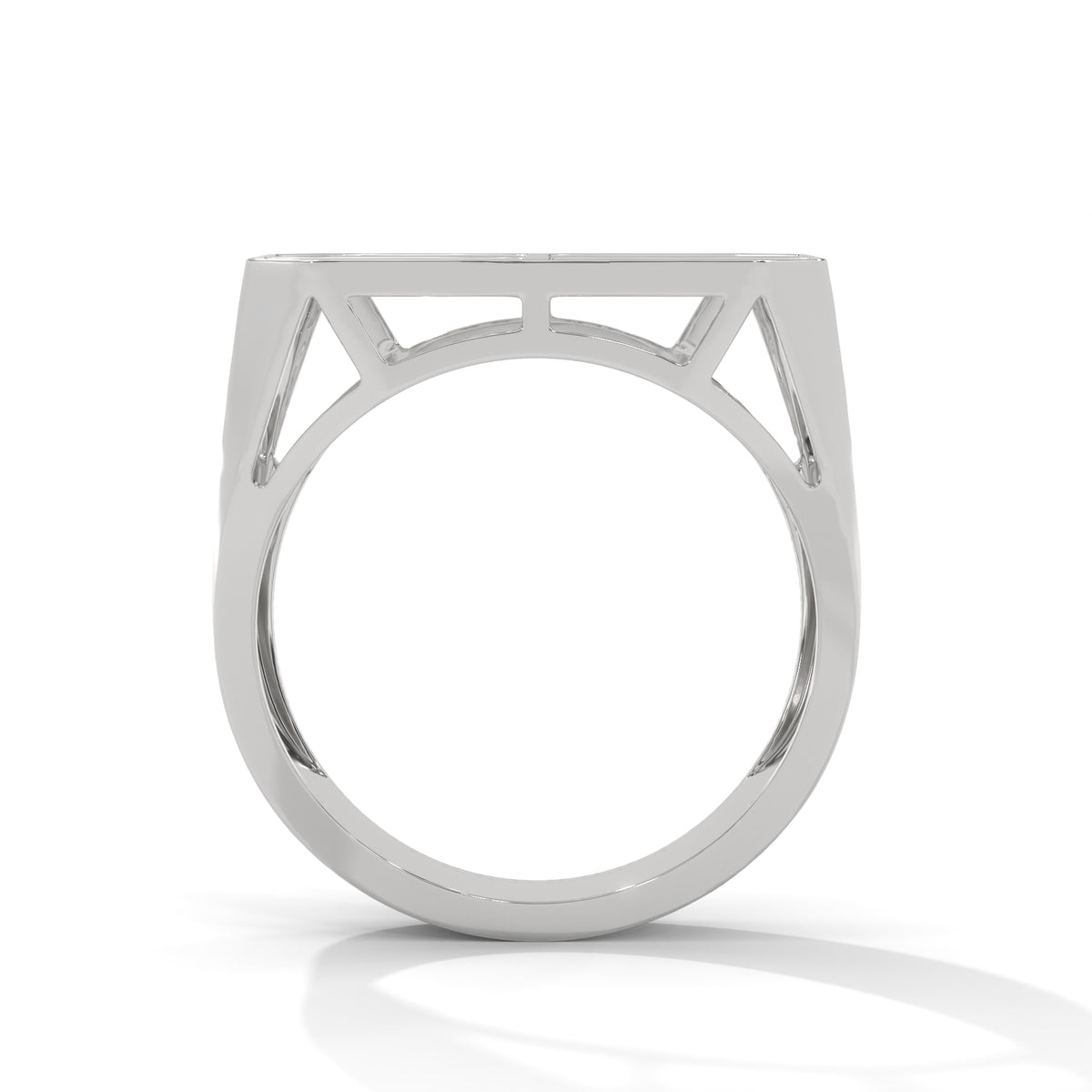 Four Square Cluster Statement Ring