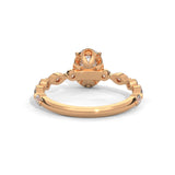 Wildflower Vine Solitaire Ring