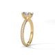 Celestial Oval Solitaire Ring