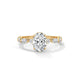 Wildflower Vine Solitaire Ring
