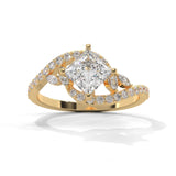 Celestial Crossover Princess Solitaire Ring