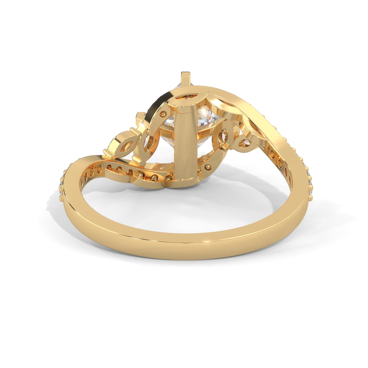 Celestial Crossover Princess Solitaire Ring