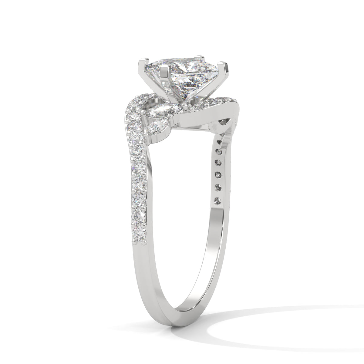 Celestial Crossover Princess Solitaire Ring